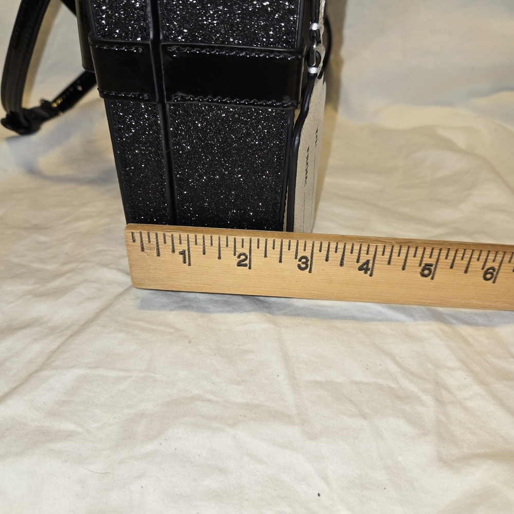 Kate Spade Black Glitter Handbag - Picture 9 of 10